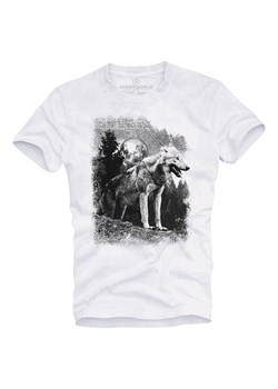 T-shirt męski UNDERWORLD Wolf in mountains ze sklepu morillo w kategorii T-shirty męskie - zdjęcie 153250433