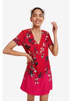 DESIGUAL DWUKOLOROWA SUKIENKA V NECK (38) ze sklepu SUPELO w kategorii Sukienki - zdjęcie 153252952