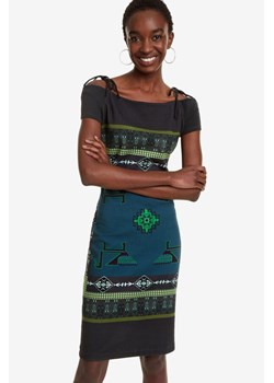 DESIGUAL Kolorowa sukienka wzory (M) ze sklepu SUPELO w kategorii Sukienki - zdjęcie 153253290