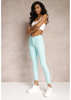 Jasnoniebieskie Spodnie Skinny Tenyrea ze sklepu Renee odzież w kategorii Spodnie damskie - zdjęcie 153275720