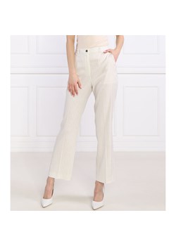 GUESS JEANS Lniane spodnie chino ZOE CHINO | Regular Fit ze sklepu Gomez Fashion Store w kategorii Spodnie damskie - zdjęcie 153277284