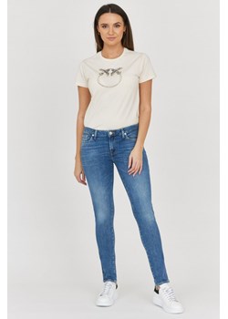 7 For All Mankind - Niebieskie jeansy PYPER Slim Illusion Stride JSL4C120SR ze sklepu outfit.pl w kategorii Jeansy damskie - zdjęcie 153279670