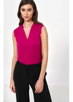 Bluzka damska bez rękawów w kolorze fuksji b148, Kolor różowy, Rozmiar 36, Nife ze sklepu Primodo w kategorii Bluzki damskie - zdjęcie 153325092