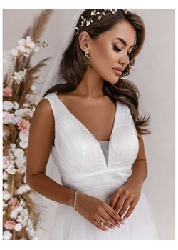 Rozkloszowana tiulowa suknia ślubna GEORGINIA - biała ze sklepu magmac.pl w kategorii Sukienki - zdjęcie 153334982
