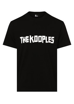 The Kooples T-shirt męski Mężczyźni Bawełna czarny nadruk ze sklepu vangraaf w kategorii T-shirty męskie - zdjęcie 153352151