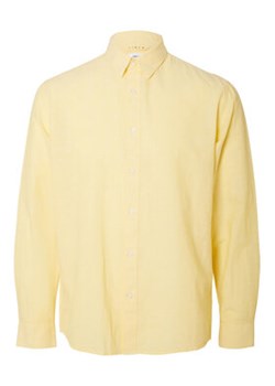 Selected Homme Koszula 16079052 Żółty Regular Fit ze sklepu MODIVO w kategorii Koszule męskie - zdjęcie 153353781