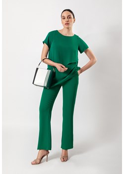 Lejące zielone spodnie ze sklepu Molton w kategorii Spodnie damskie - zdjęcie 153357932