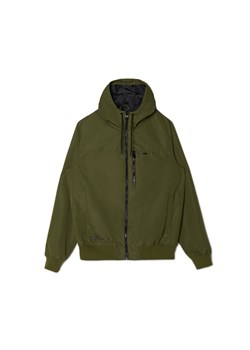 Cropp - Ciemnozielona kurtka z kapturem - zielony ze sklepu Cropp w kategorii Kurtki męskie - zdjęcie 153368390