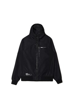 Cropp - Czarna kurtka z kapturem - czarny ze sklepu Cropp w kategorii Kurtki męskie - zdjęcie 153368391