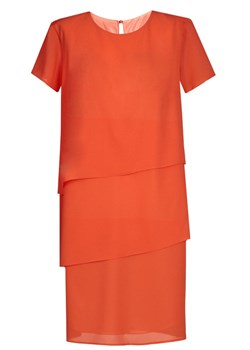 Sukienka FSU1115 POMARAŃCZOWY MOCNY gładki ze sklepu fokus.pl w kategorii Sukienki - zdjęcie 153368802