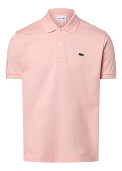 Lacoste Męska koszulka polo Mężczyźni Bawełna różowy jednolity ze sklepu vangraaf w kategorii T-shirty męskie - zdjęcie 153369300