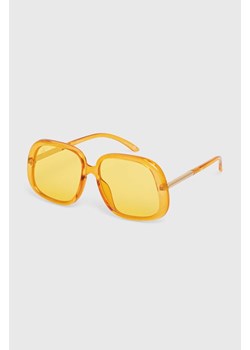 Jeepers Peepers okulary przeciwsłoneczne kolor żółty ze sklepu ANSWEAR.com w kategorii Okulary przeciwsłoneczne damskie - zdjęcie 153375462