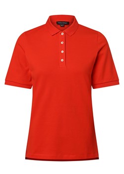 Franco Callegari Damska koszulka polo Kobiety Bawełna czerwony jednolity ze sklepu vangraaf w kategorii Bluzki damskie - zdjęcie 153380803