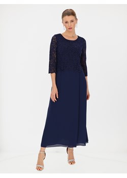Długa suknia z koronkową górą Potis & Verso Iza ze sklepu Eye For Fashion w kategorii Sukienki - zdjęcie 153384251