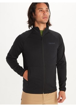 Męska bluza techniczna MARMOT Leconte Fleece Jacket - czarna ze sklepu Sportstylestory.com w kategorii Bluzy męskie - zdjęcie 153386713
