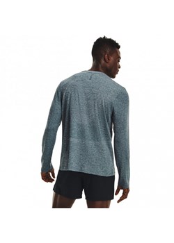 Męski longsleeve do biegania Under Armour UA SEAMLESS STRIDE LS - szary ze sklepu Sportstylestory.com w kategorii T-shirty męskie - zdjęcie 153387450