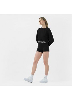 Damska bluza treningowa nierozpinana bez kaptura CALVIN KLEIN WOMEN 00GWS3W303 - czarna ze sklepu Sportstylestory.com w kategorii Bluzy damskie - zdjęcie 153387770