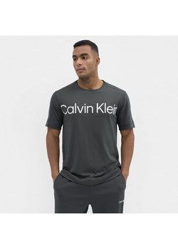 Męska koszulka treningowa CALVIN KLEIN MEN 00GMS3K102 - grafitowa ze sklepu Sportstylestory.com w kategorii T-shirty męskie - zdjęcie 153388204