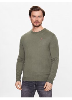 Napapijri Sweter Damavand NP0A4GJU Zielony Regular Fit ze sklepu MODIVO w kategorii Swetry męskie - zdjęcie 153392243