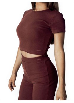 Top Emily Burgund ze sklepu Mahila Sp. z o.o. w kategorii Bluzki damskie - zdjęcie 153470741