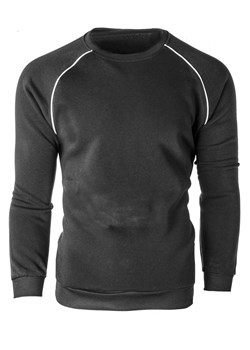 Bluza męska bez kaptura R210- czarna ze sklepu Risardi w kategorii Bluzy męskie - zdjęcie 153474880