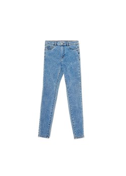 Cropp - Niebieskie jeansy push up - Niebieski ze sklepu Cropp w kategorii Jeansy damskie - zdjęcie 153481420
