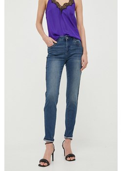 Morgan jeansy damskie kolor granatowy ze sklepu ANSWEAR.com w kategorii Jeansy damskie - zdjęcie 153493444