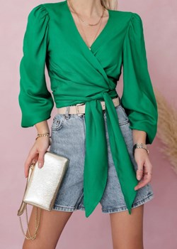 Bluzka Gandra zielona ze sklepu Sklep Fason w kategorii Bluzki damskie - zdjęcie 153493981
