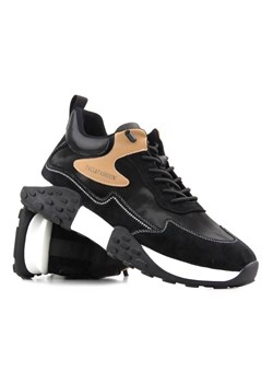 Sneakersy, buty sportowe męskie - JOHN DOUBARE 502, czarne ze sklepu ulubioneobuwie w kategorii Buty sportowe męskie - zdjęcie 153522474