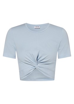 Noisy May T-shirt damski Kobiety Bawełna jasnoniebieski jednolity ze sklepu vangraaf w kategorii Bluzki damskie - zdjęcie 153529930