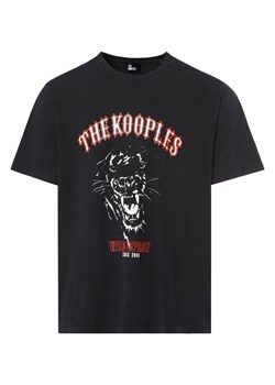 The Kooples T-shirt męski Mężczyźni Bawełna czarny nadruk ze sklepu vangraaf w kategorii T-shirty męskie - zdjęcie 153529961
