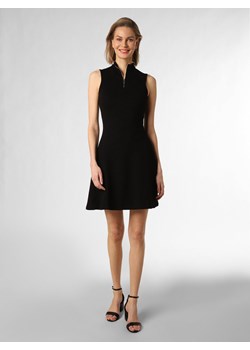 HUGO Sukienka damska Kobiety Sztuczne włókno czarny jednolity ze sklepu vangraaf w kategorii Sukienki - zdjęcie 153529980