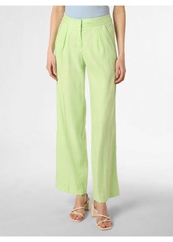 BRAX Spodnie z dodatkiem lnu Kobiety Bawełna cytrynowy jednolity ze sklepu vangraaf w kategorii Spodnie damskie - zdjęcie 153530021
