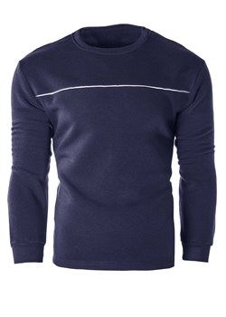 Bluza męska bez kaptura 2112 - granat ze sklepu Risardi w kategorii Bluzy męskie - zdjęcie 153531410