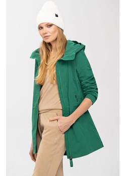 Luźna kurtka damska z wydłużonym tyłem w kolorze zielonym J-BILLIE, Kolor zielony, Rozmiar XS, Volcano ze sklepu Primodo w kategorii Kurtki damskie - zdjęcie 153574593