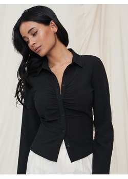 Sinsay - Koszula slim - Czarny ze sklepu Sinsay w kategorii Koszule damskie - zdjęcie 153605114