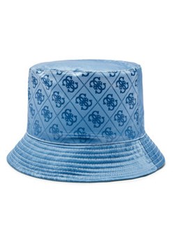 Guess Kapelusz Bucket Not Coordinated Headwear AW9321 POL01 Niebieski ze sklepu MODIVO w kategorii Kapelusze damskie - zdjęcie 153647931