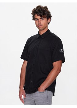 Calvin Klein Jeans Koszula J30J322948 Czarny Regular Fit ze sklepu MODIVO w kategorii Koszule męskie - zdjęcie 153648101