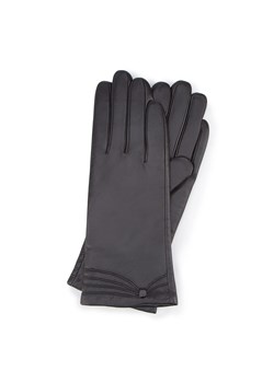 Rękawiczki ze skóry naturalnej czarne ze sklepu WITTCHEN w kategorii Rękawiczki damskie - zdjęcie 153669524