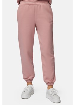 Spodnie Dresowe Ze Ściągaczem Różowe Lily ze sklepu Lancerto S.A. w kategorii Spodnie damskie - zdjęcie 153677452