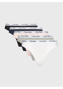 Calvin Klein Underwear Komplet 5 par fig klasycznych 000QD3586E Kolorowy ze sklepu MODIVO w kategorii Majtki damskie - zdjęcie 153699602