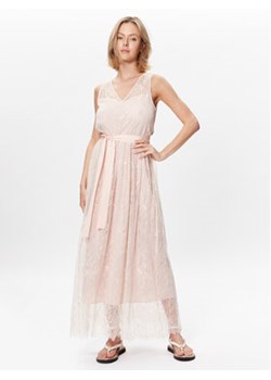 TWINSET Sukienka letnia 231TT2170 Różowy Regular Fit ze sklepu MODIVO w kategorii Sukienki - zdjęcie 153699781
