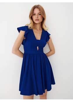 Mohito - Sukienka mini z krótkim rękawem - Niebieski ze sklepu Mohito w kategorii Sukienki - zdjęcie 153702170