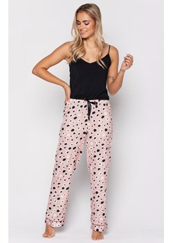 Piżama Kind of crazy MV022, Kolor czarno-różowy-wzór, Rozmiar L, Mija vu ze sklepu Intymna w kategorii Piżamy damskie - zdjęcie 153729143
