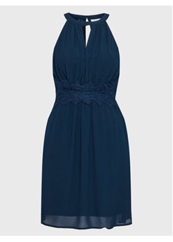 Vila Sukienka koktajlowa 14057364 Niebieski Regular Fit ze sklepu MODIVO w kategorii Sukienki - zdjęcie 153736650