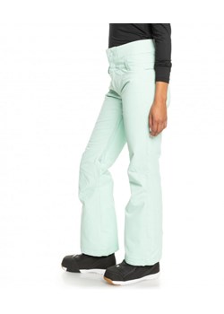 Damskie spodnie narciarskie ROXY Diversion - miętowe ze sklepu Sportstylestory.com w kategorii Spodnie damskie - zdjęcie 153752973
