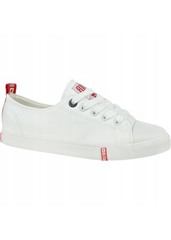 Buty Big Star Shoes W GG274005 białe czerwone ze sklepu ButyModne.pl w kategorii Buty sportowe damskie - zdjęcie 153754240