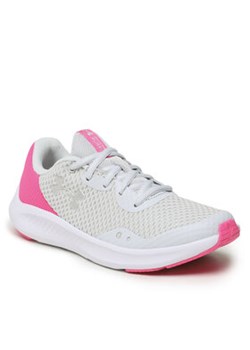 Under Armour Buty Ua Ggs Charged Pursuit 3 3025011-100 Szary ze sklepu MODIVO w kategorii Buty sportowe damskie - zdjęcie 153777352