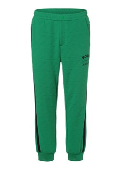 BOSS Green Spodnie Mężczyźni zielony jednolity ze sklepu vangraaf w kategorii Spodnie męskie - zdjęcie 153783753