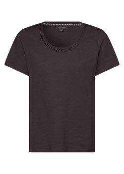 Franco Callegari T-shirt damski Kobiety Bawełna antracytowy jednolity ze sklepu vangraaf w kategorii Bluzki damskie - zdjęcie 153783853